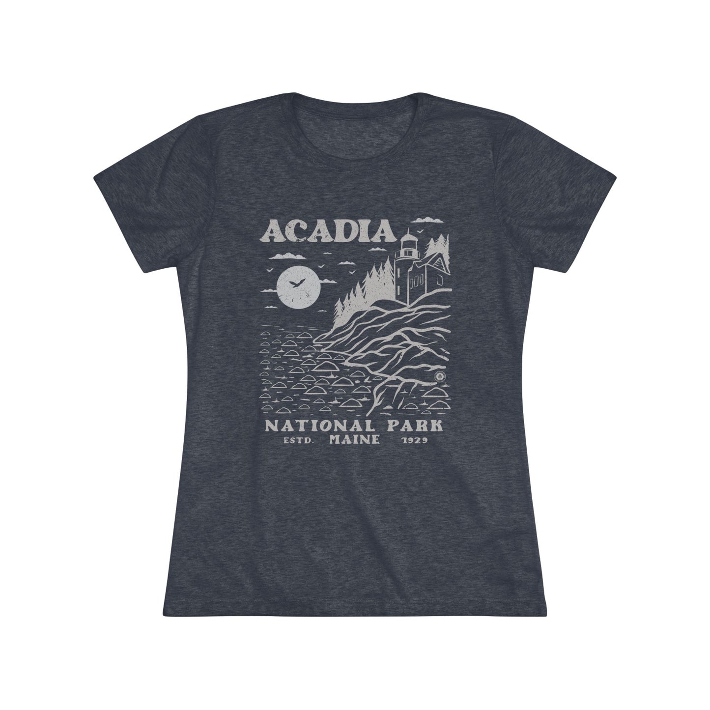 Acadia National Park Women's Short Sleeve Triblend Tee