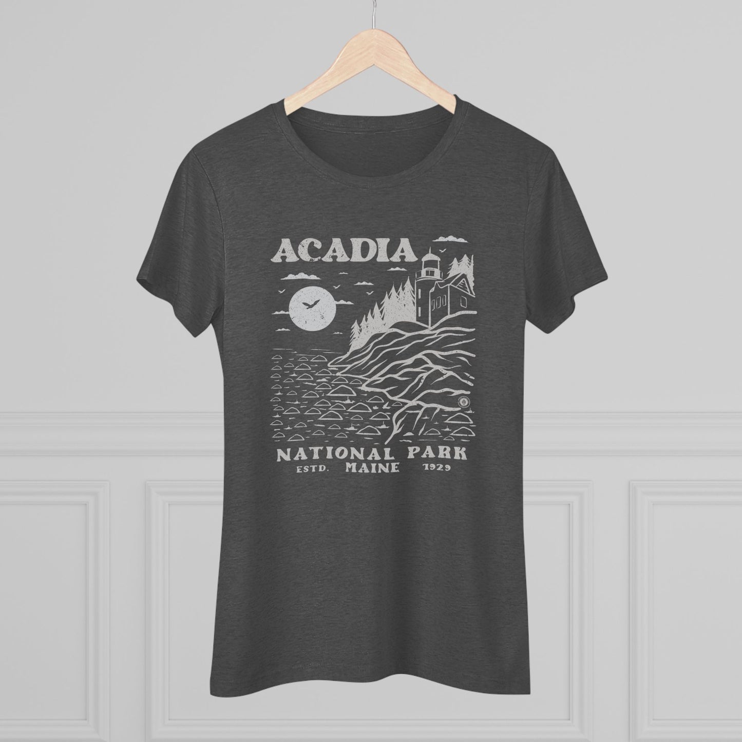 Acadia National Park Women's Short Sleeve Triblend Tee