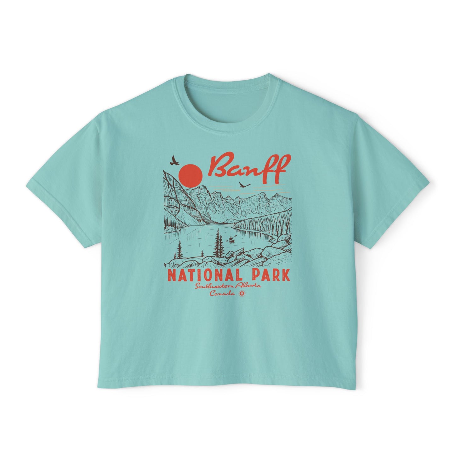 Banff National Park Women's Short Sleeve Boxy Tee