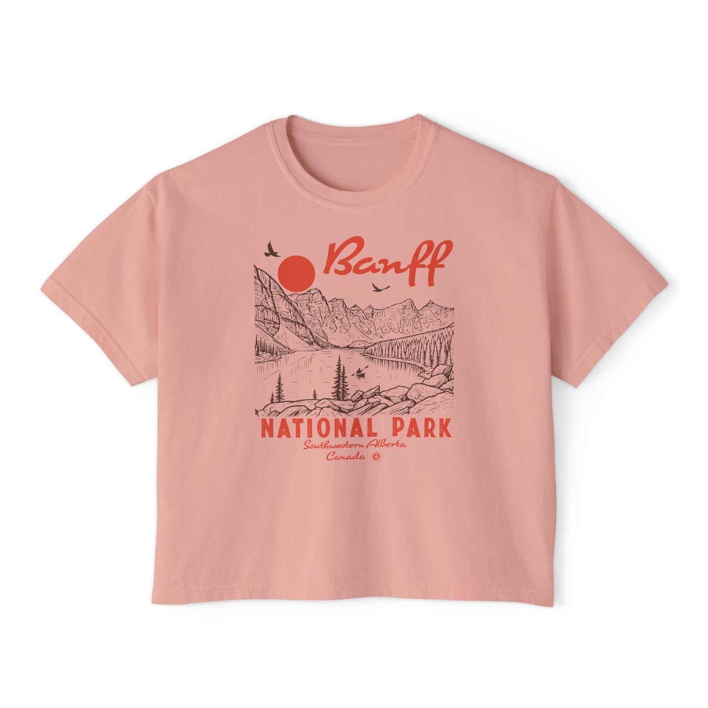 Banff National Park Women's Short Sleeve Boxy Tee