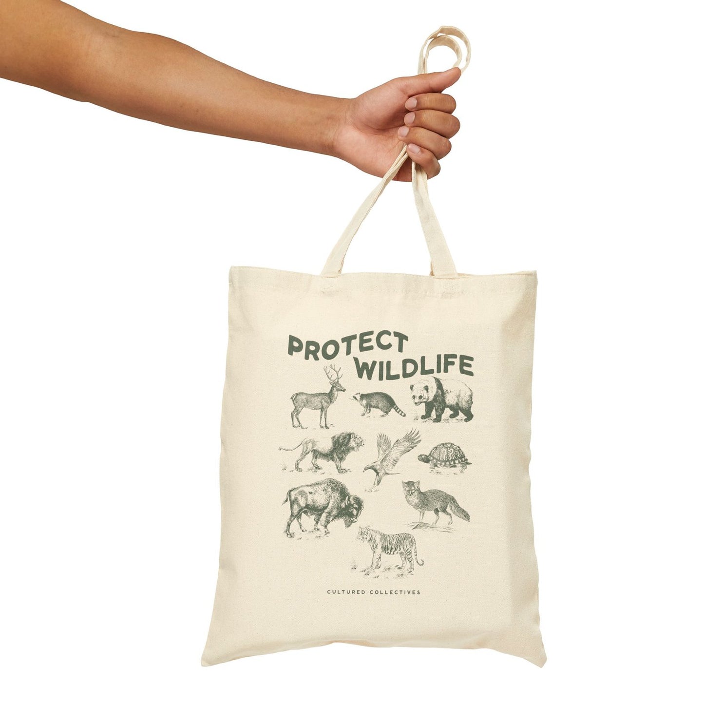 Protect Wildlife Tote Bag