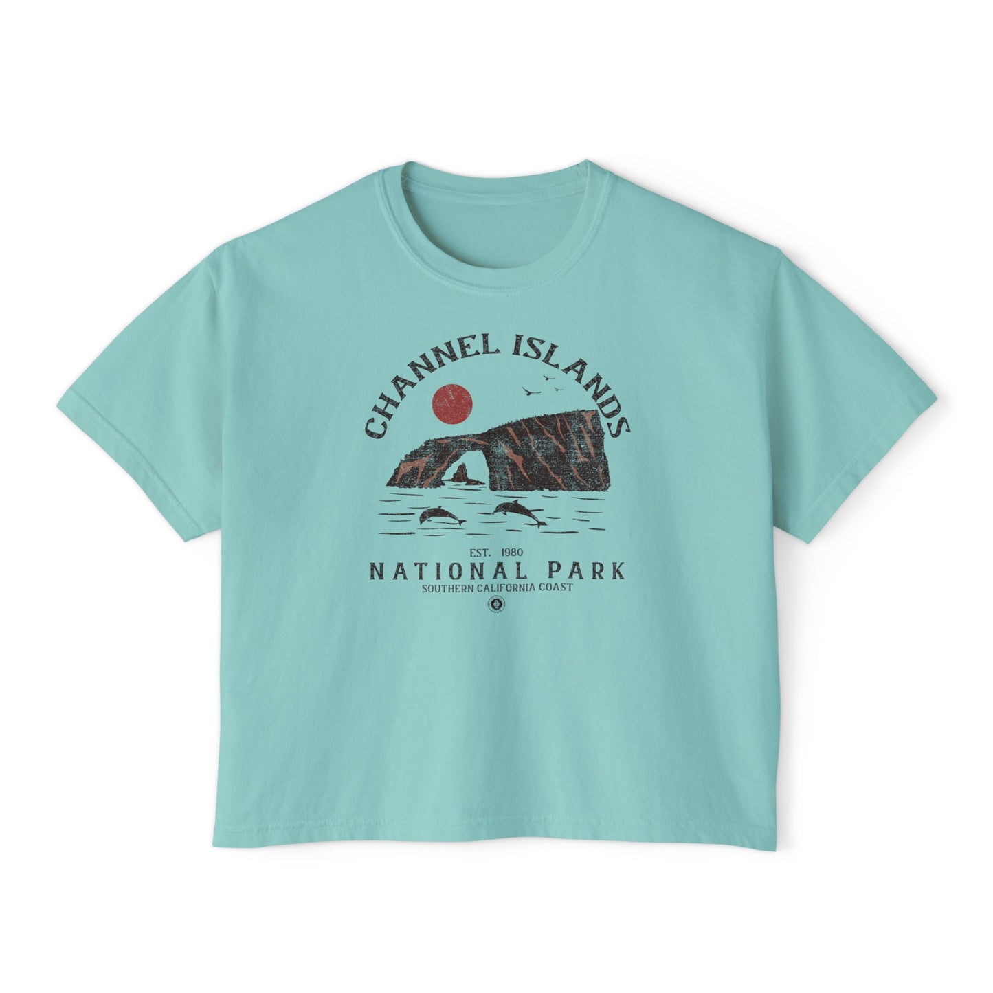 Channel Islands National Park Women's Short Sleeve Boxy Tee