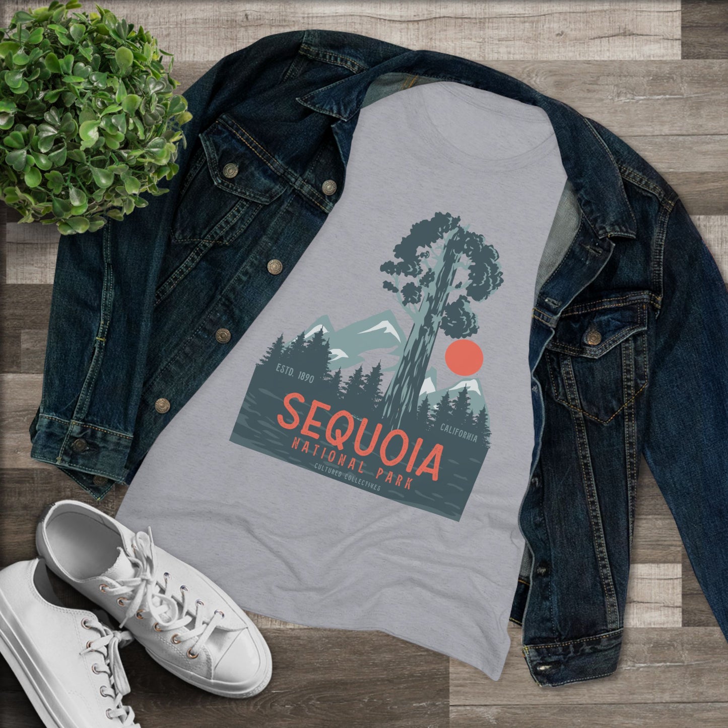 Sequoia National Park Women's Short Sleeve Triblend Tee