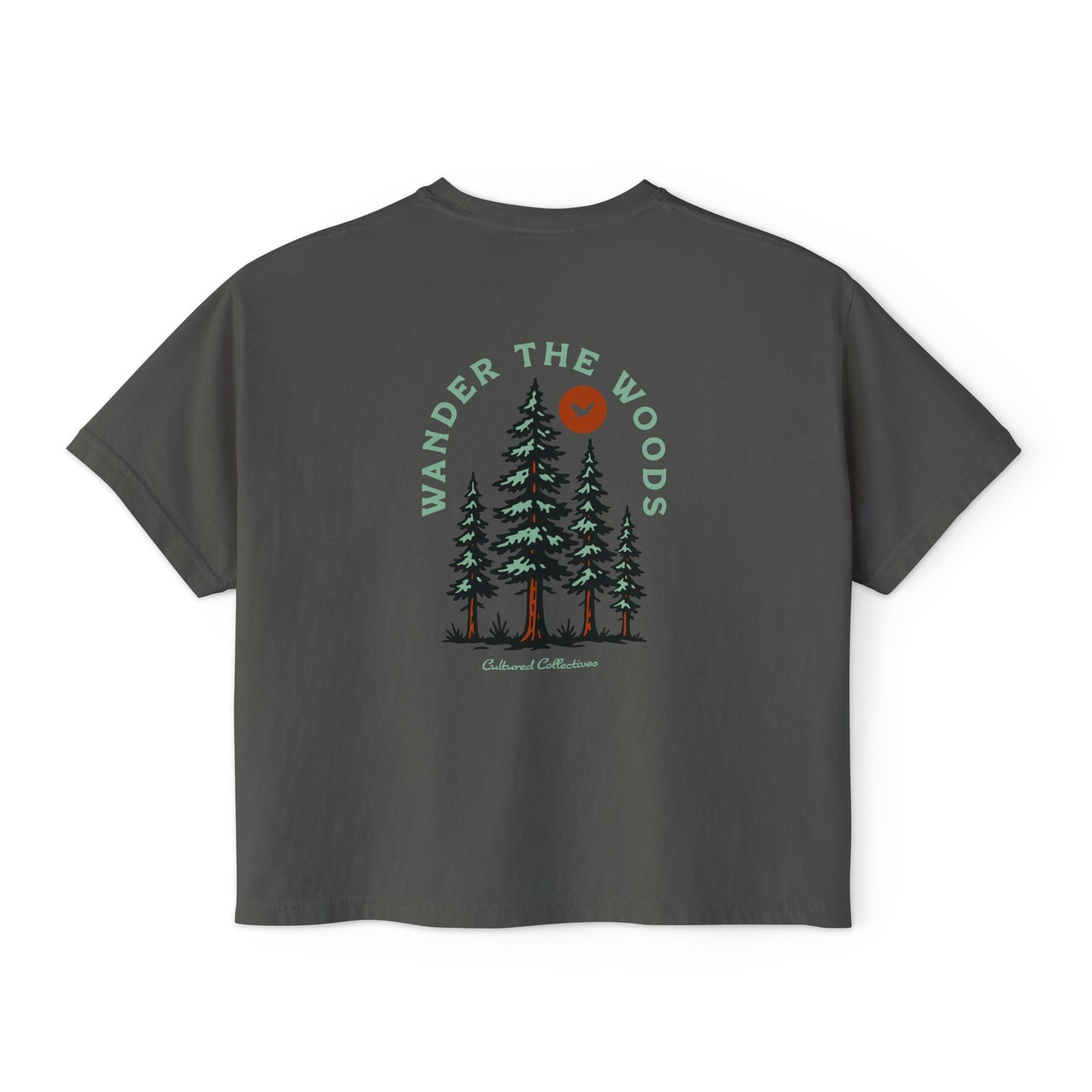 Wander the Woods Women's Short Sleeve Boxy Tee