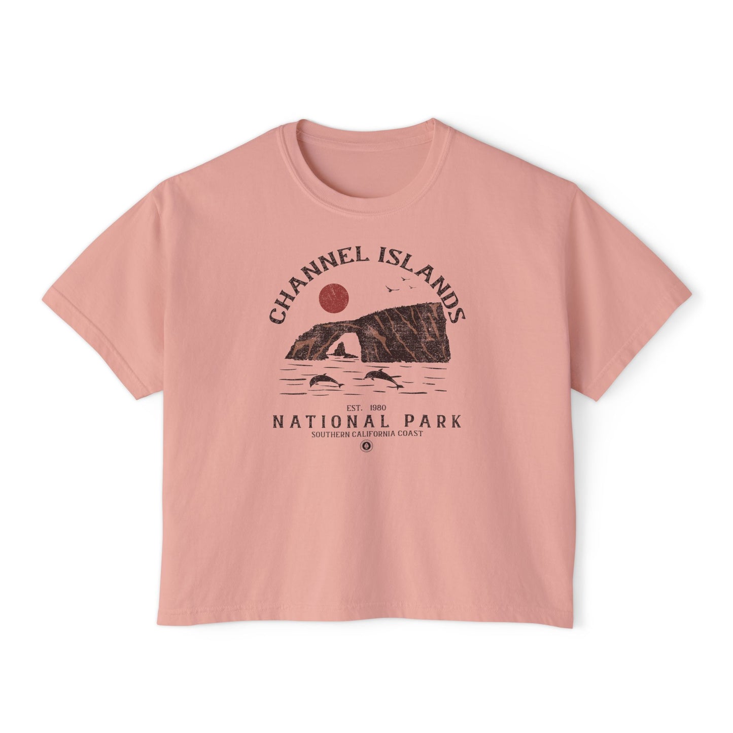 Channel Islands National Park Women's Short Sleeve Boxy Tee