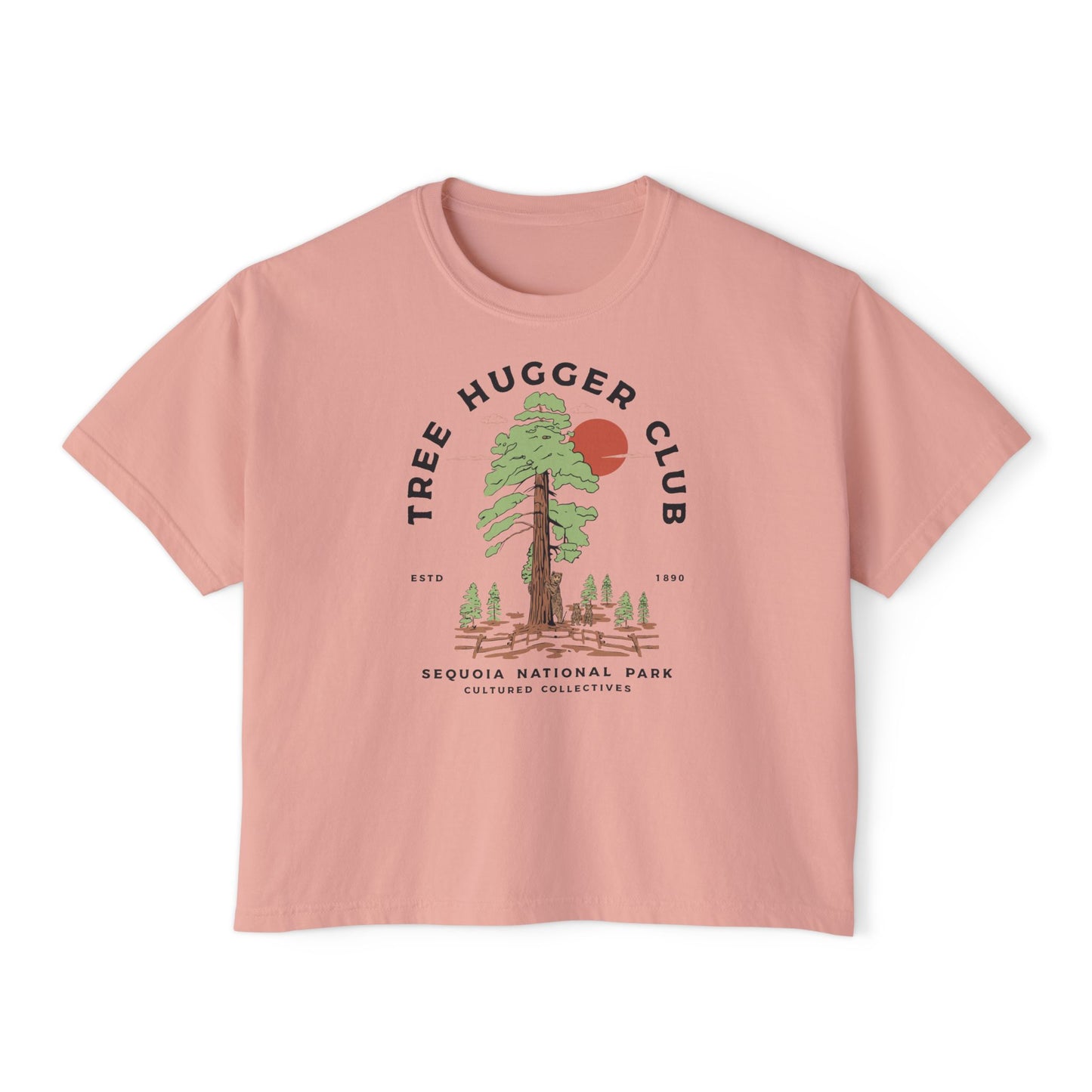 Escape To Nature Women's Short Sleeve Boxy Tee