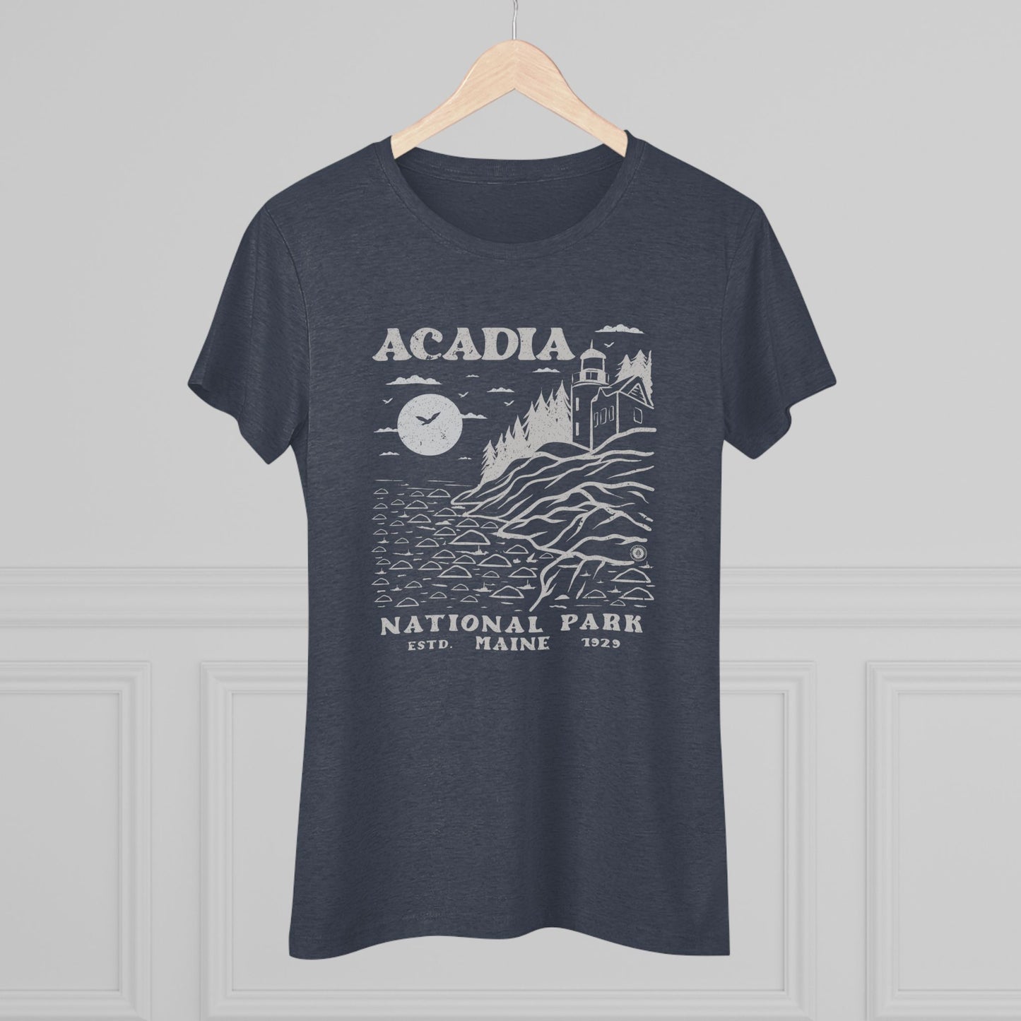 Acadia National Park Women's Short Sleeve Triblend Tee