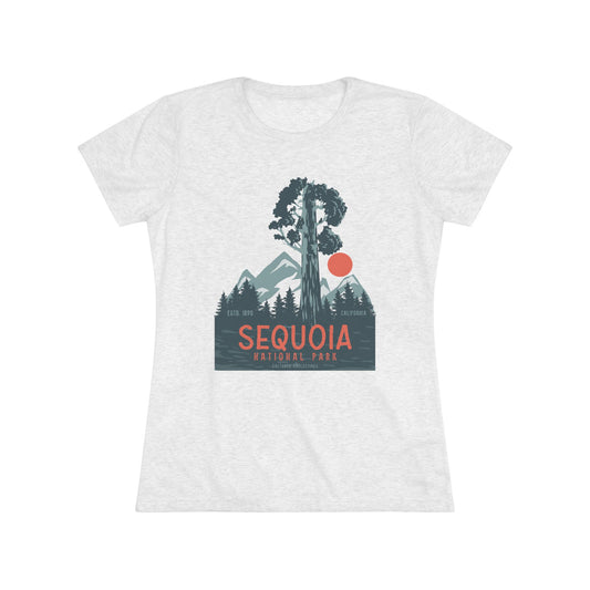 Sequoia National Park Women's Short Sleeve Triblend Tee