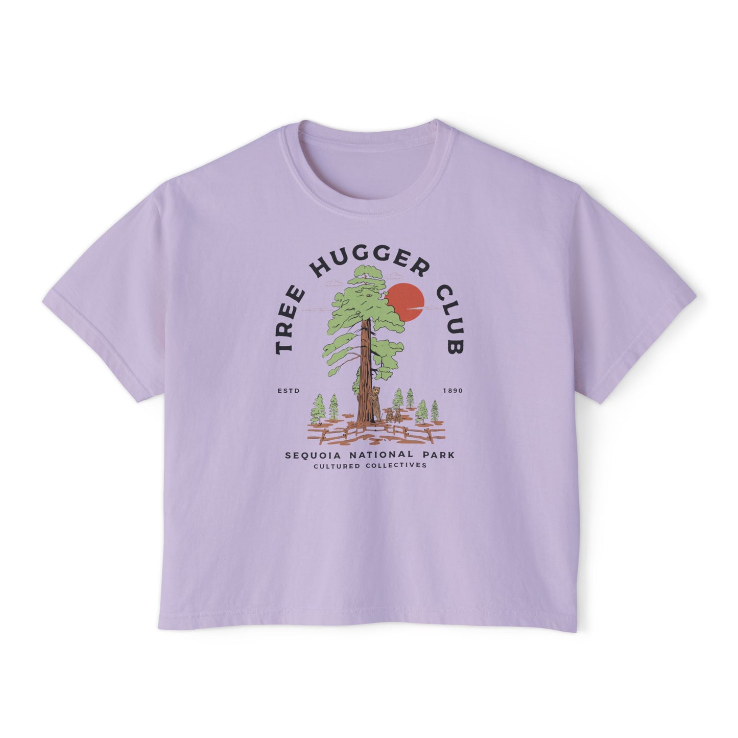 Escape To Nature Women's Short Sleeve Boxy Tee
