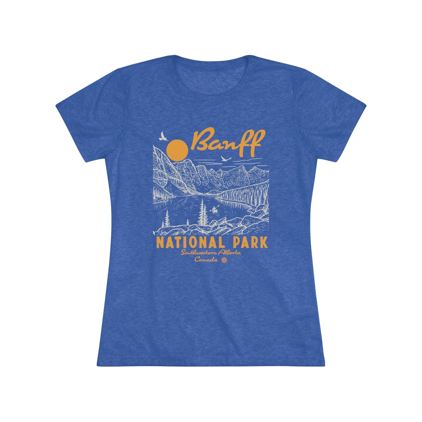 Banff National Park Women's Short Sleeve Triblend Tee