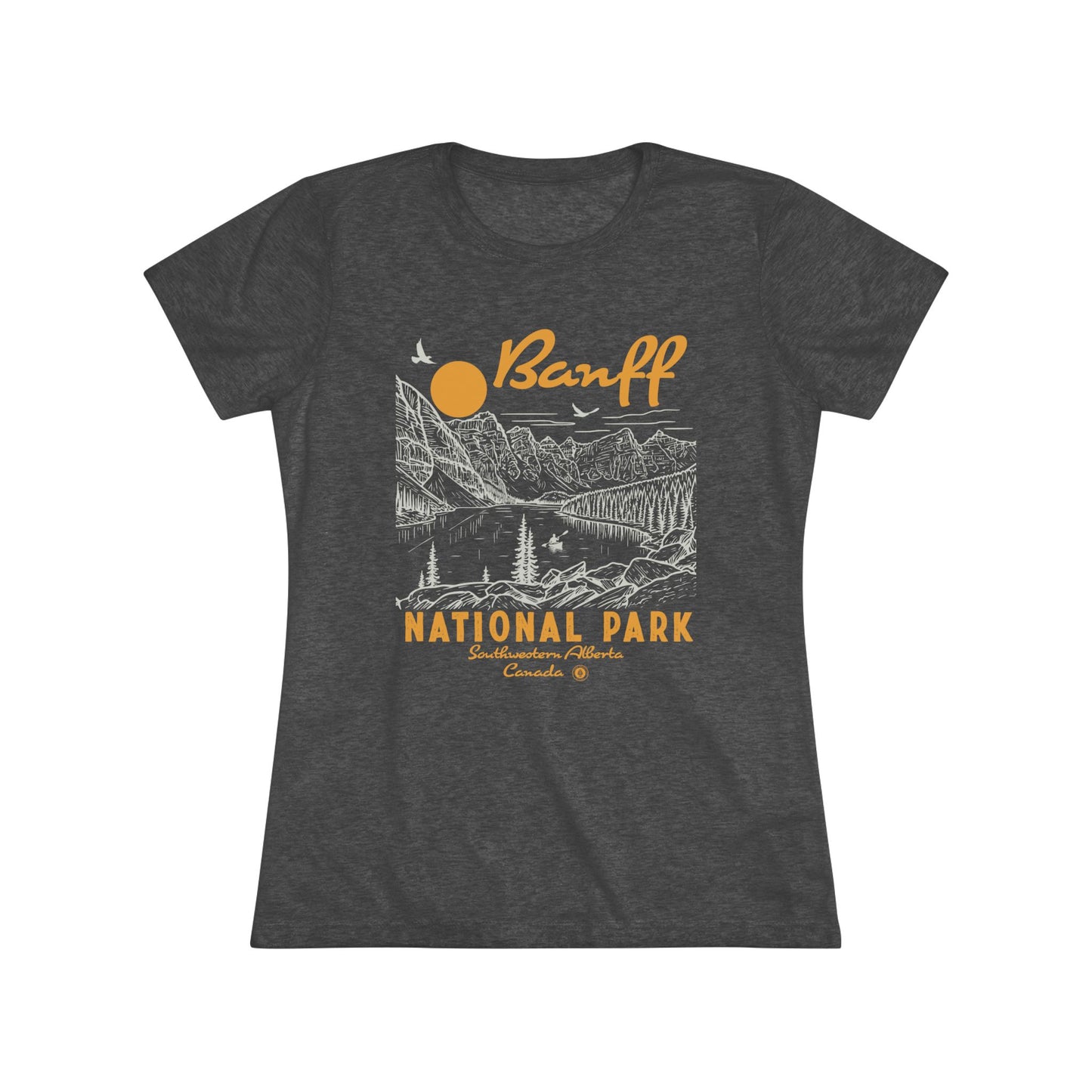 Banff National Park Women's Short Sleeve Triblend Tee