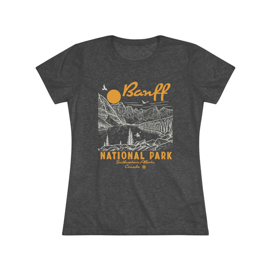 Banff National Park Women's Short Sleeve Triblend Tee