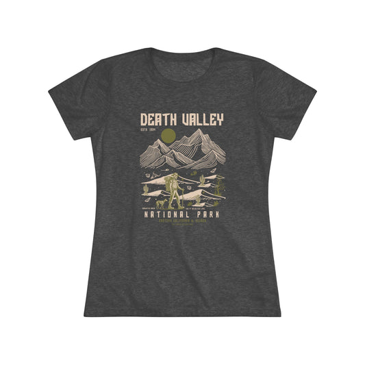 Death Valley National Park Women's Triblend Short Sleeve Tee
