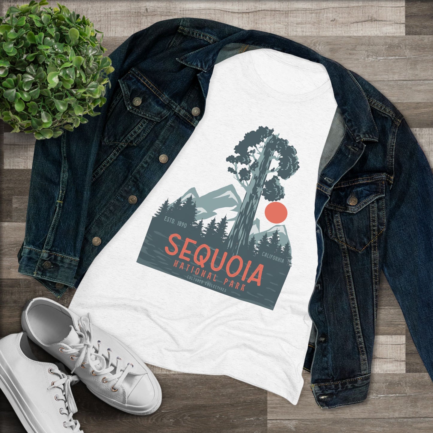 Sequoia National Park Women's Short Sleeve Triblend Tee