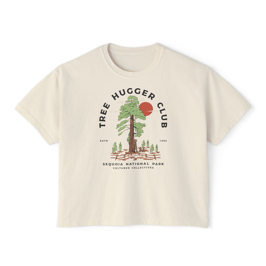 Escape To Nature Women's Short Sleeve Boxy Tee