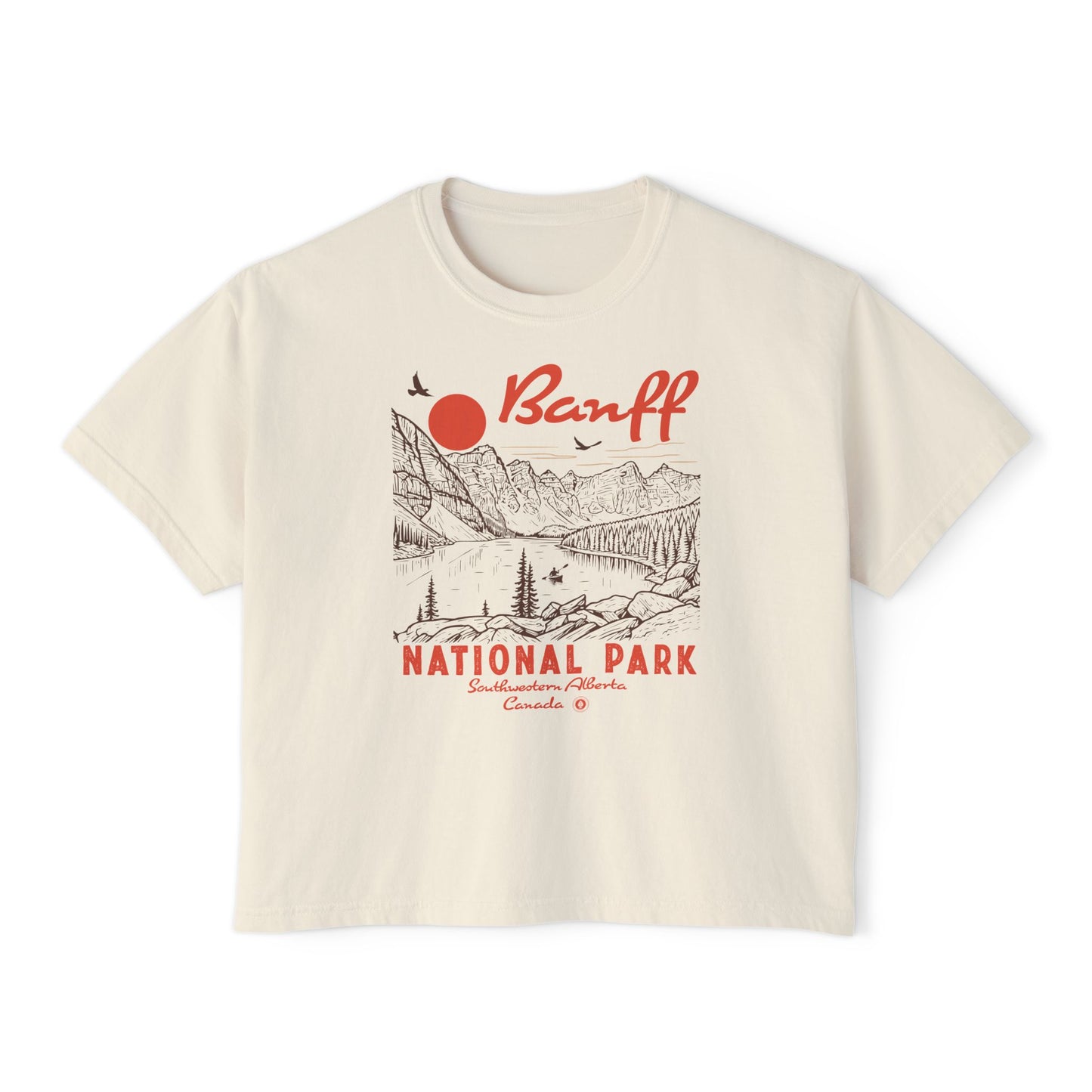 Banff National Park Women's Short Sleeve Boxy Tee