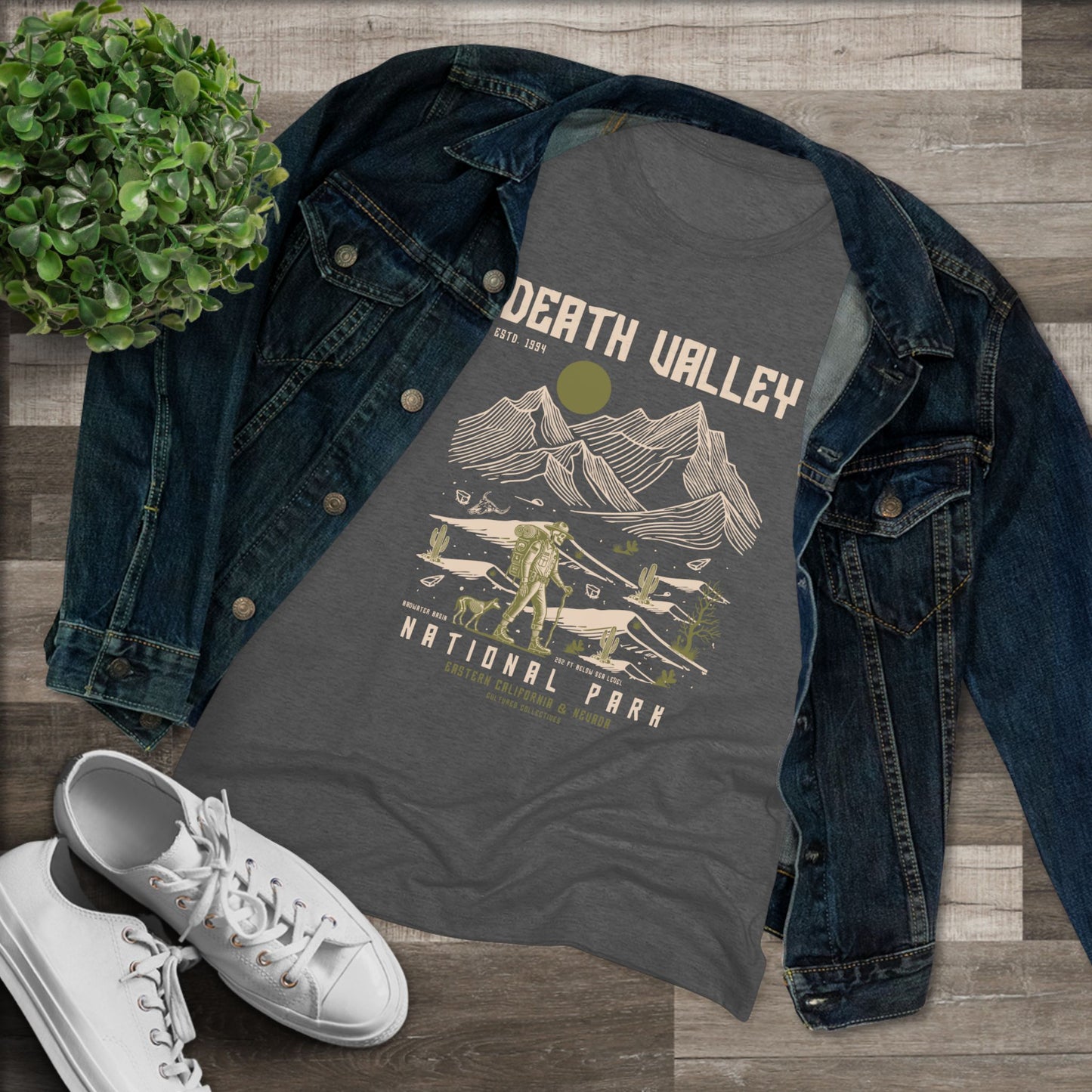 Death Valley National Park Women's Triblend Short Sleeve Tee