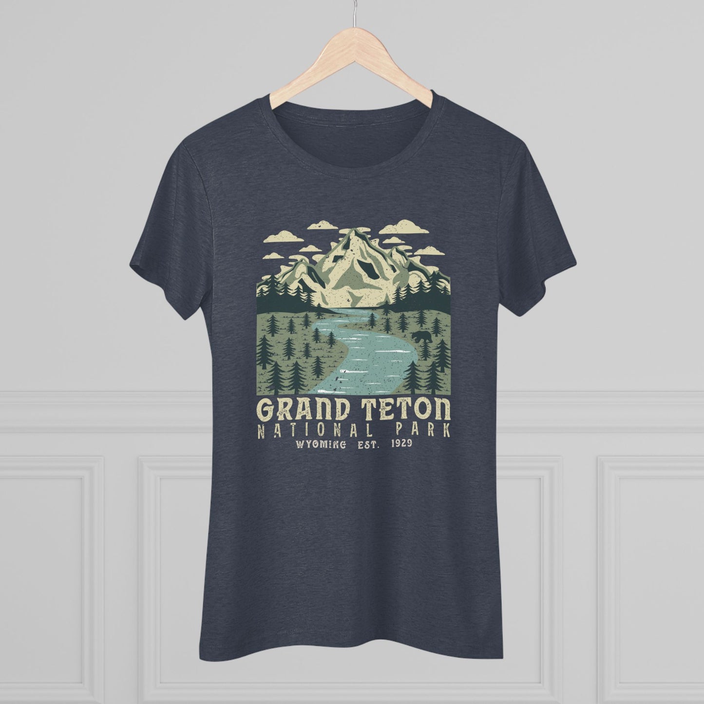 Grand Teton National Park Women's Short Sleeve Triblend Tee
