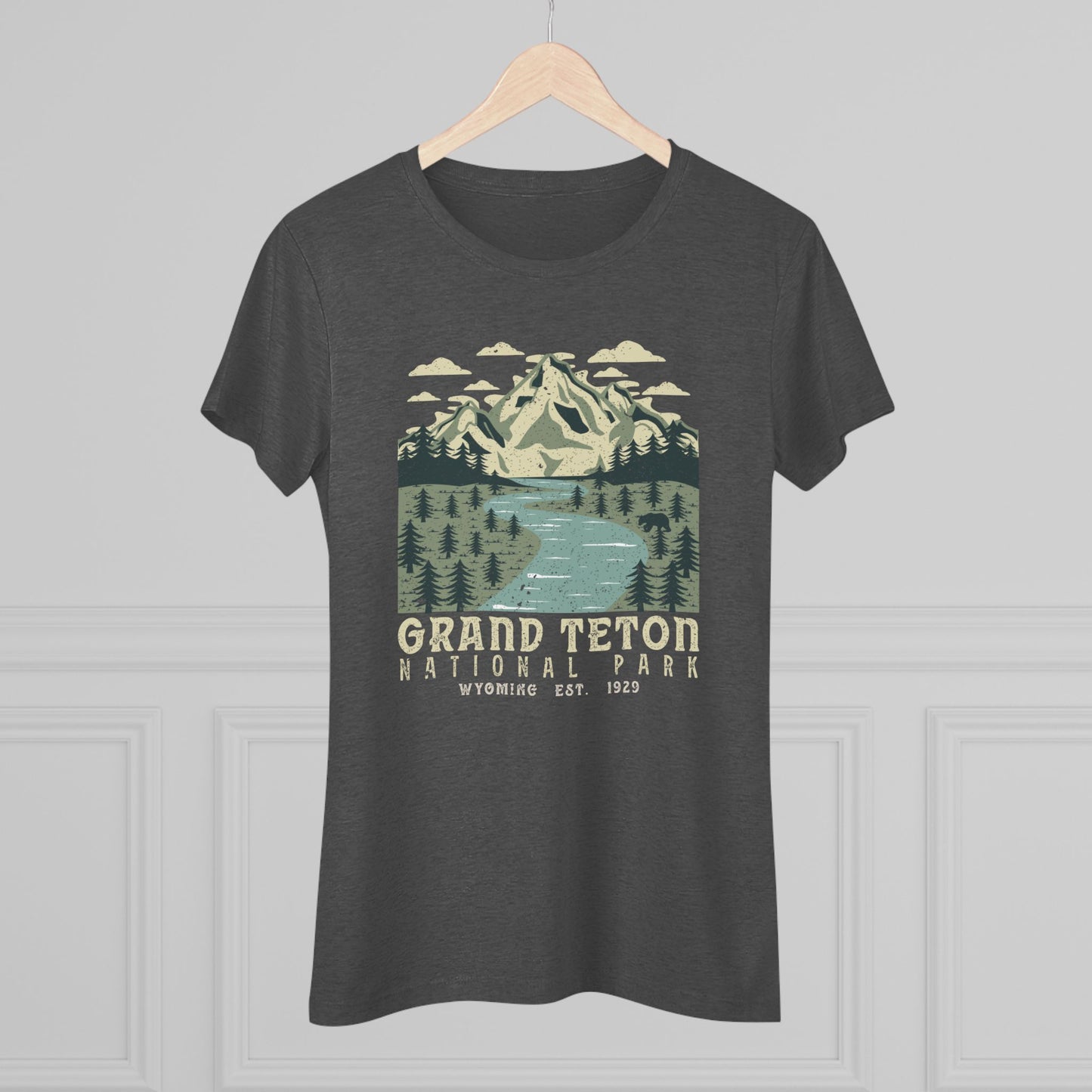 Grand Teton National Park Women's Short Sleeve Triblend Tee