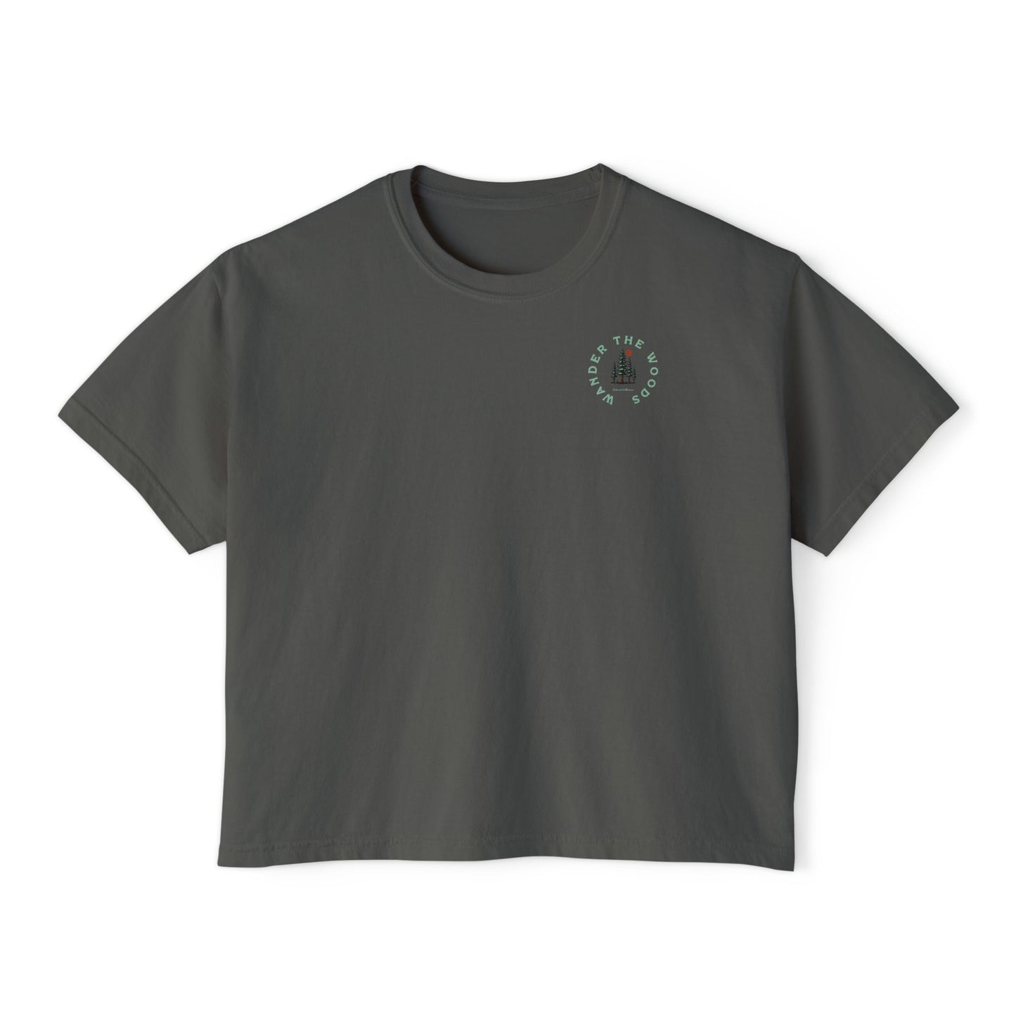 Wander the Woods Women's Short Sleeve Boxy Tee