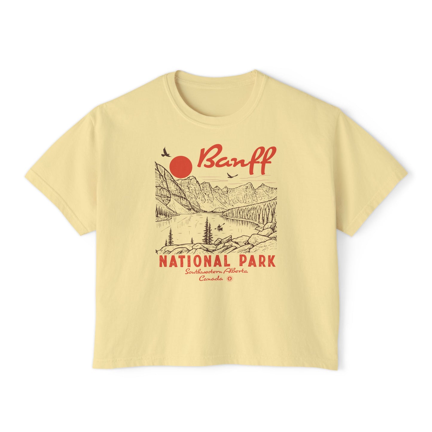 Banff National Park Women's Short Sleeve Boxy Tee