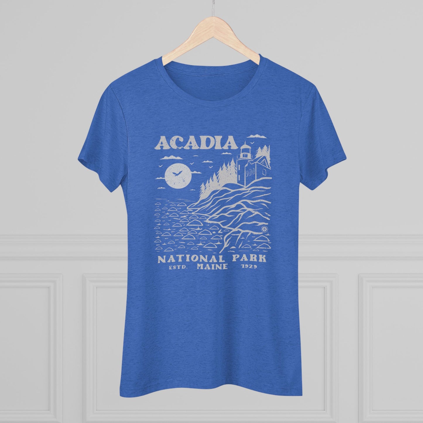Acadia National Park Women's Short Sleeve Triblend Tee