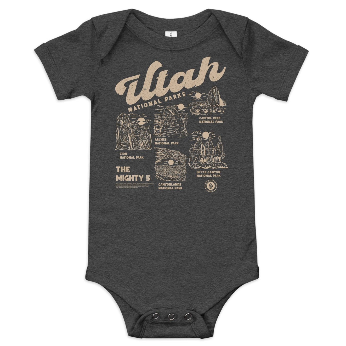 Baby Utah National Park Onesie