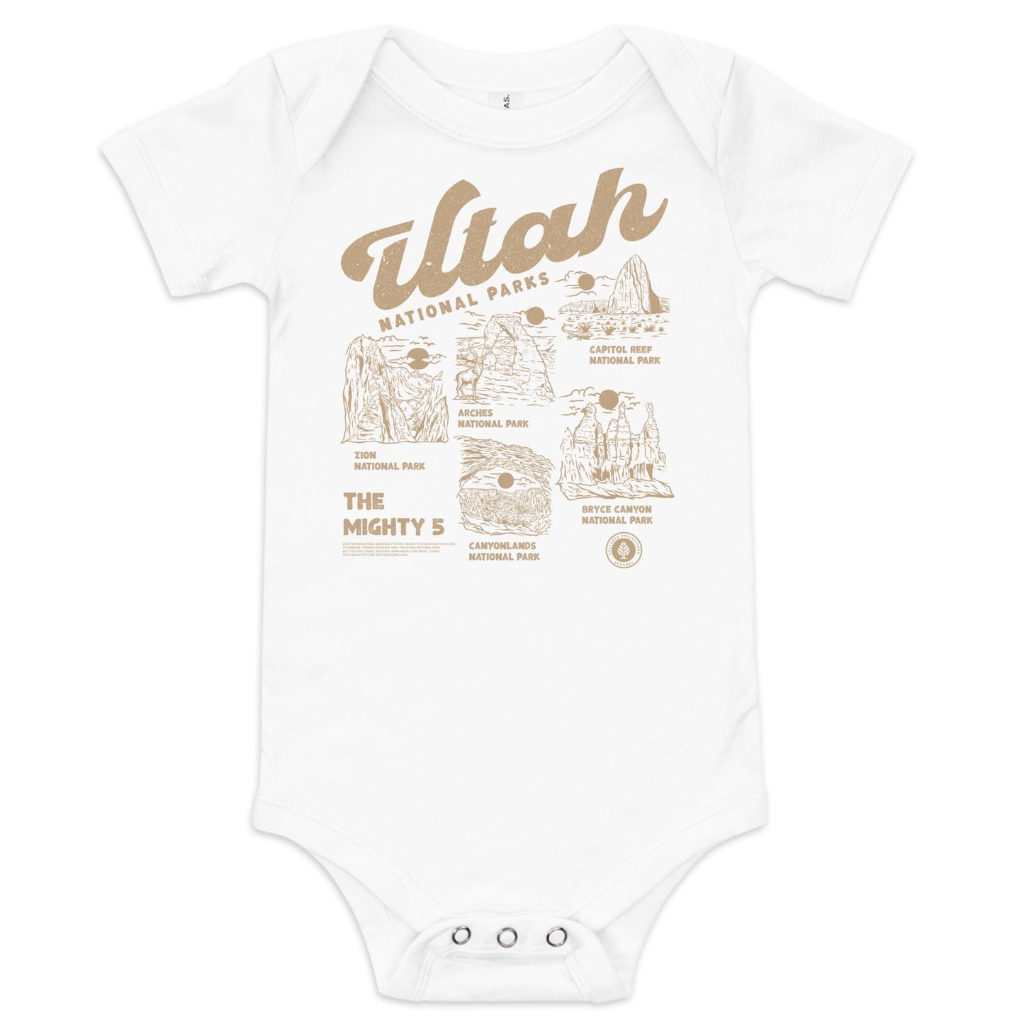 Baby Utah National Park Onesie