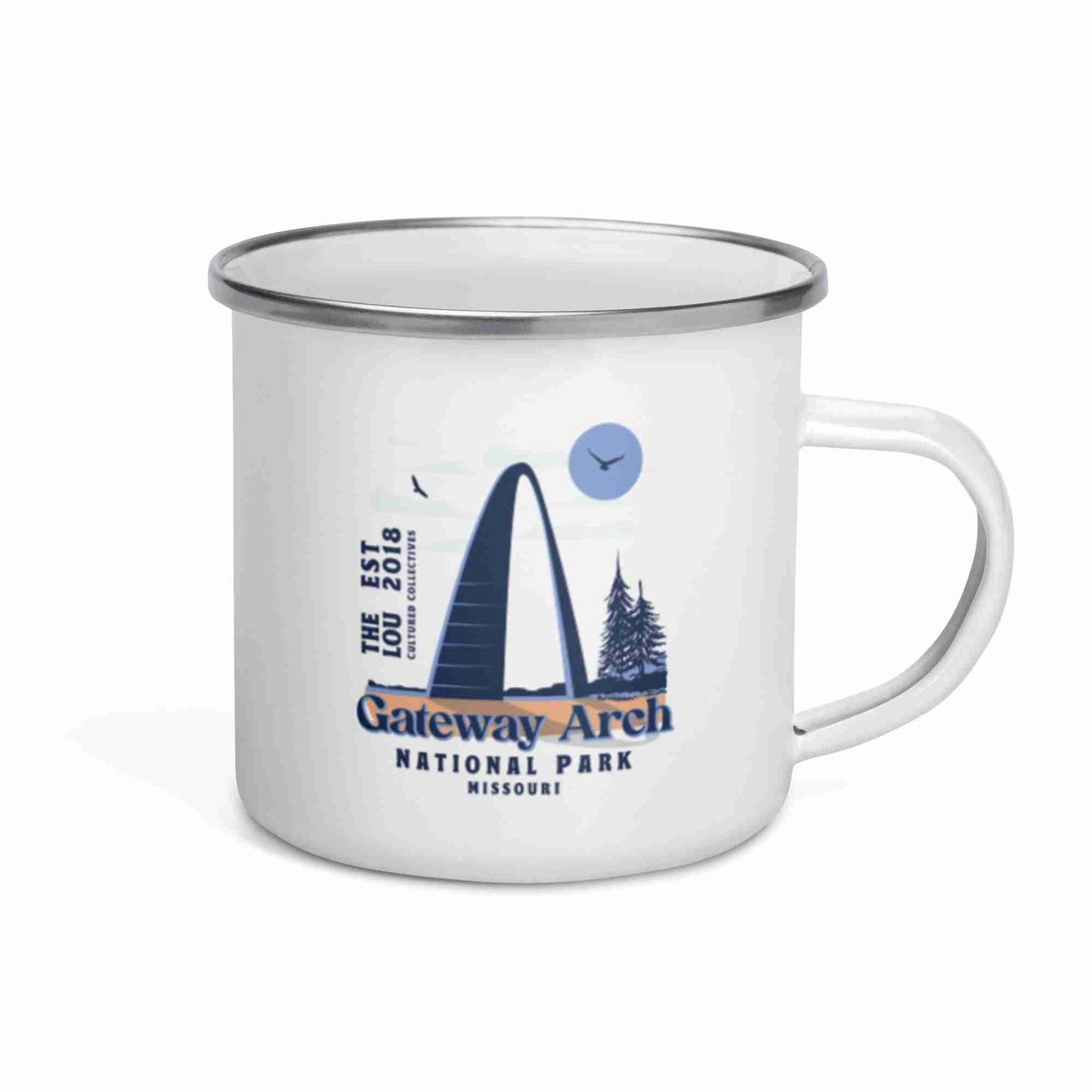 Gateway Arch National Park Enamel Mug