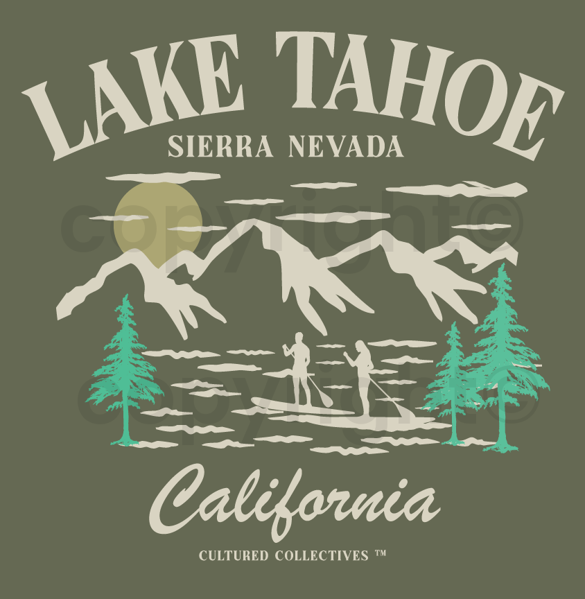 Lake Tahoe Crop Hoodie