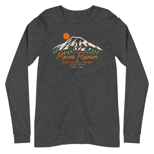 Mount Rainier National Park Long Sleeve Tee