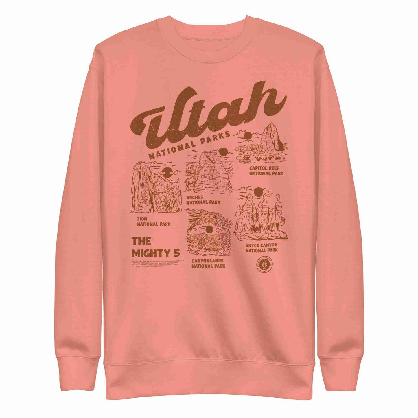 Utah National Park Dusty Rose Sweatshirt