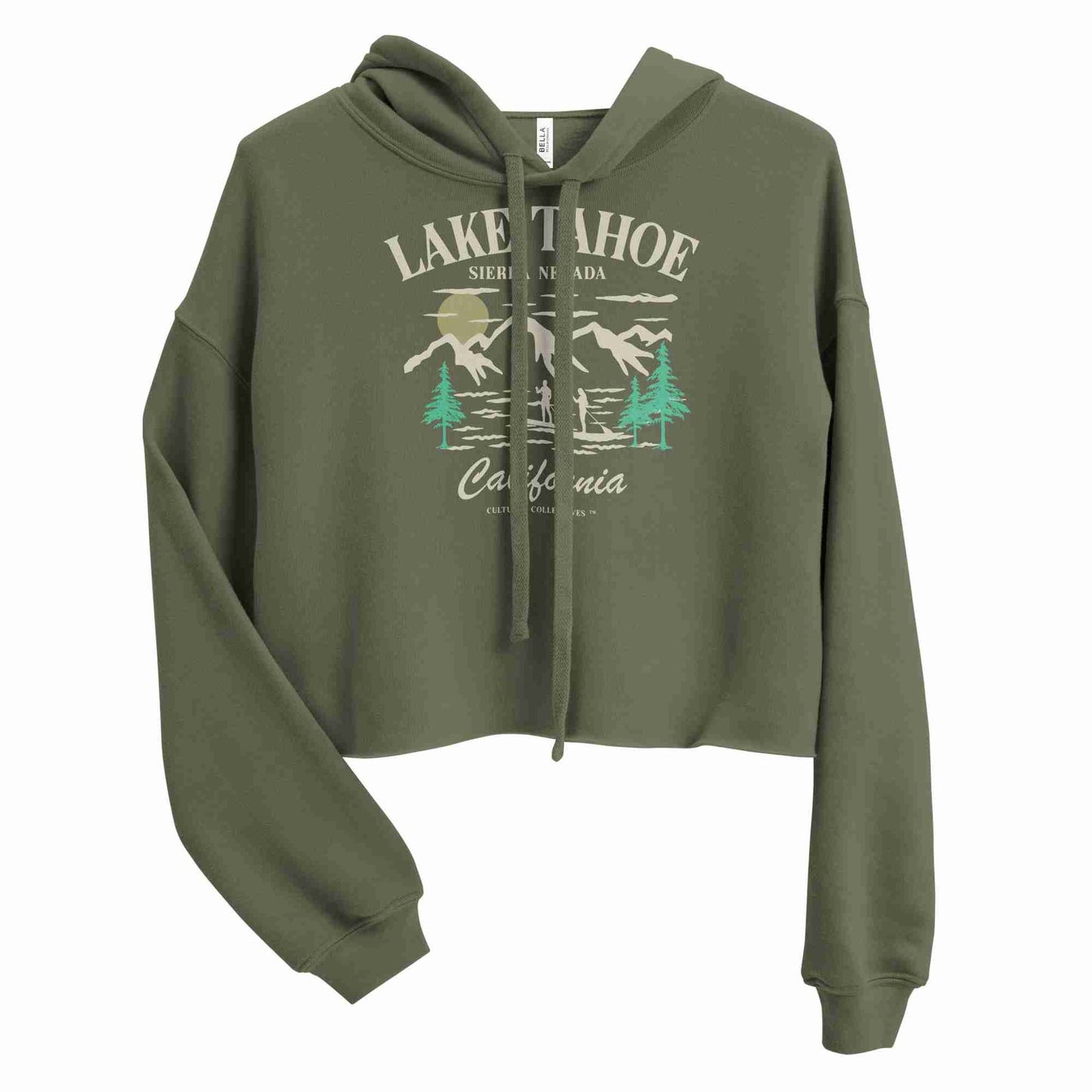 Lake Tahoe Crop Hoodie