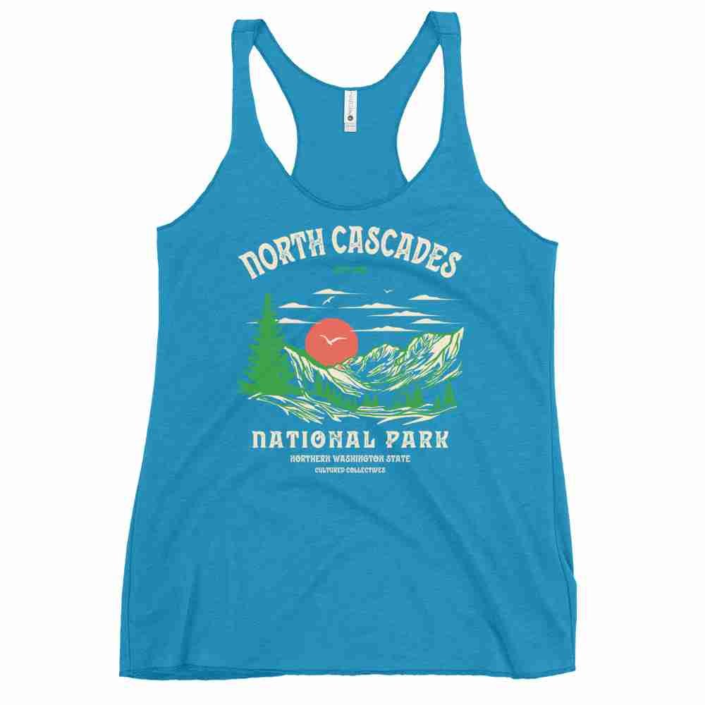 North Cascades National Park Racerback Tank