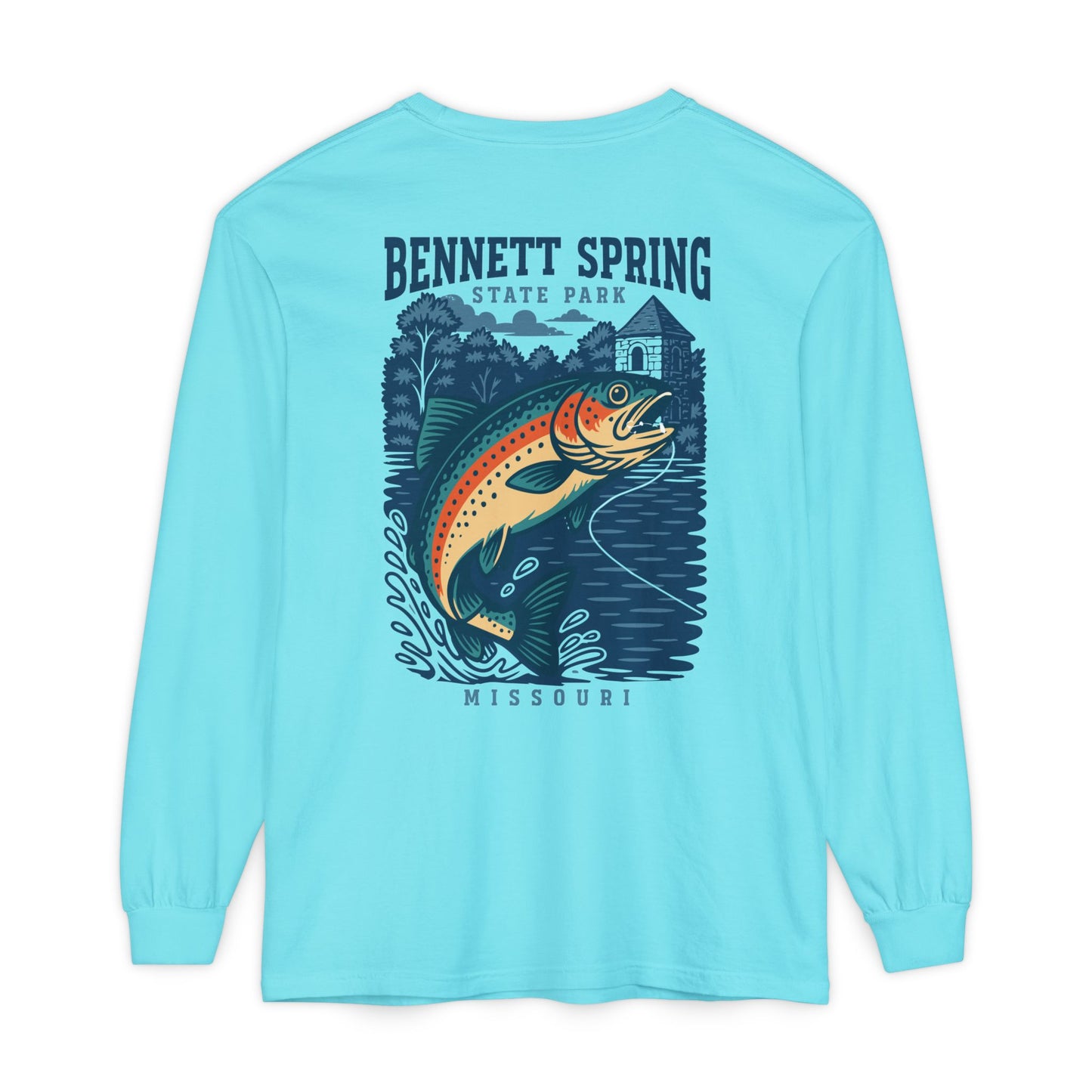 Bennett Spring State Park Comfort Colors Long Sleeve T-Shirt