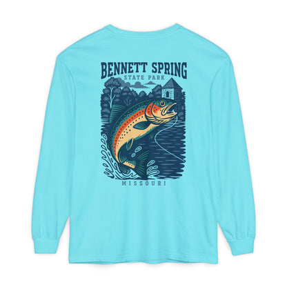 Bennett Spring State Park Comfort Colors Long Sleeve T-Shirt