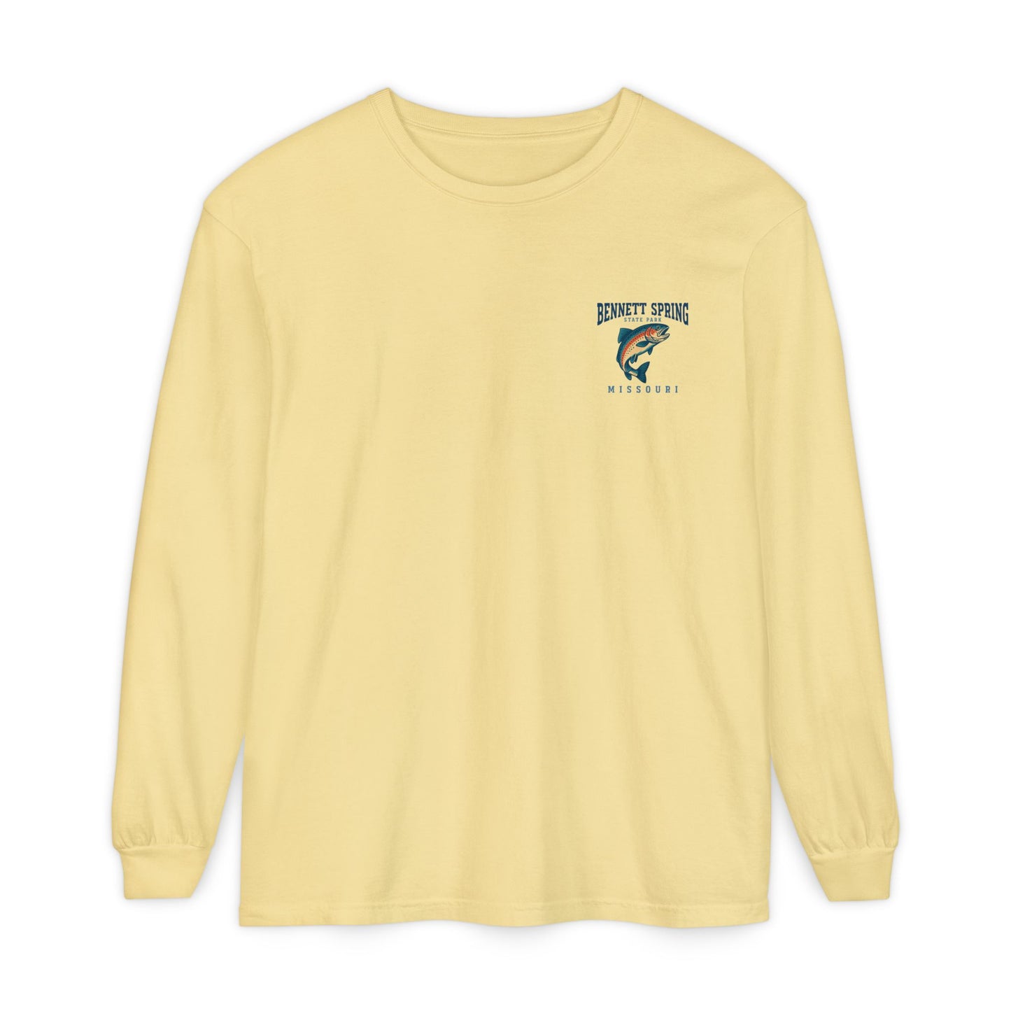 Bennett Spring State Park Comfort Colors Long Sleeve T-Shirt