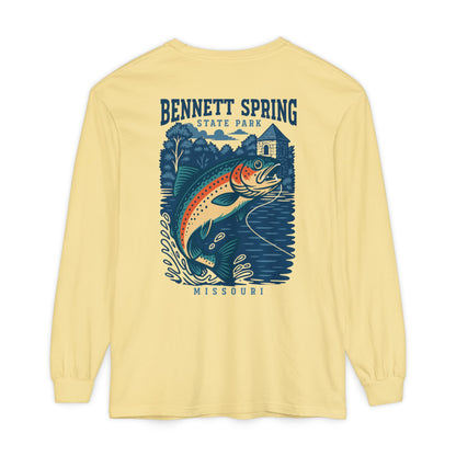 Bennett Spring State Park Comfort Colors Long Sleeve T-Shirt