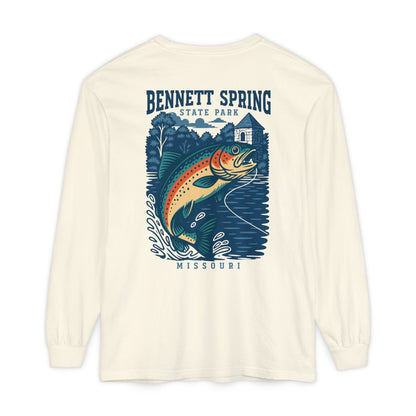 Bennett Spring State Park Comfort Colors Long Sleeve T-Shirt