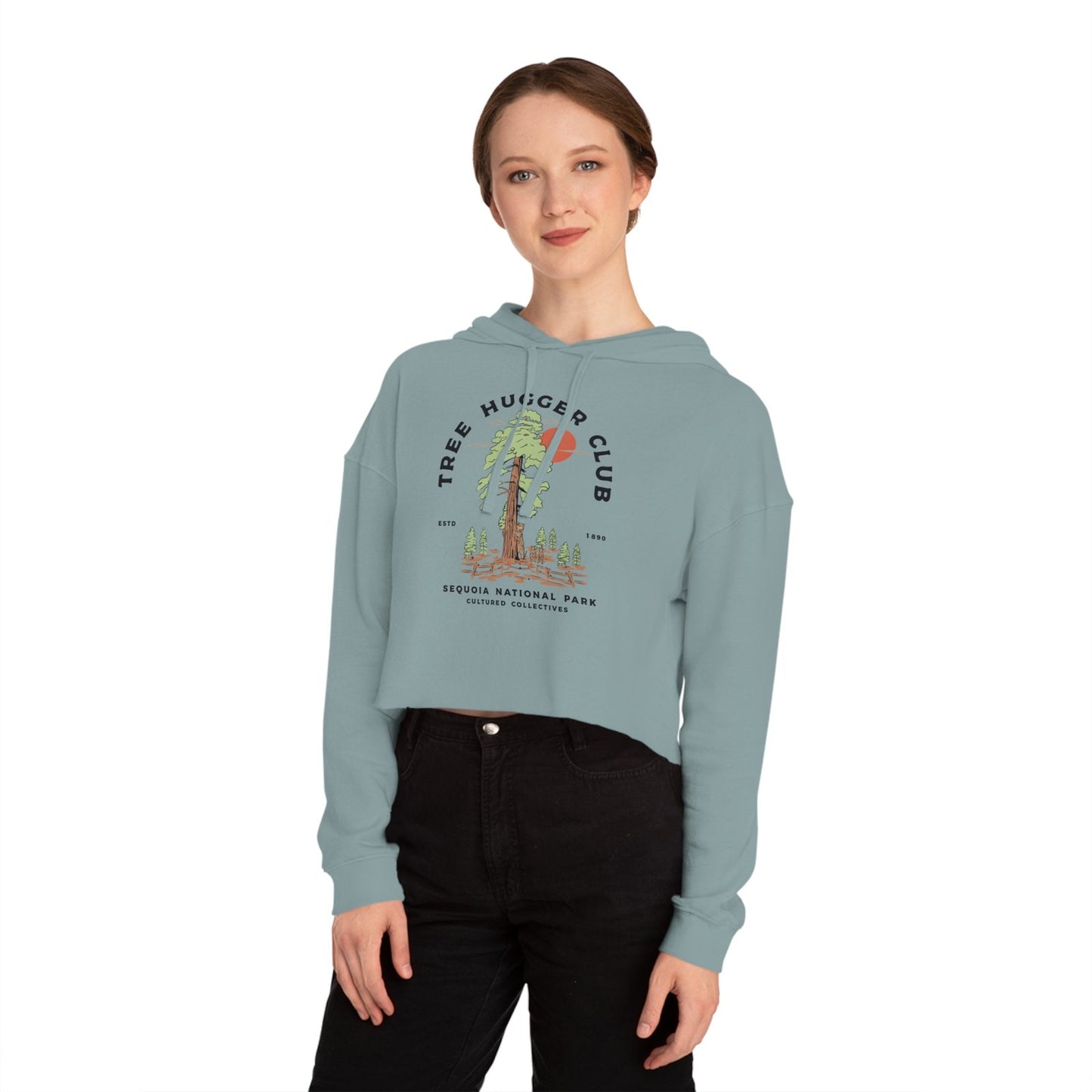 Tree Hugger Club Women’s Cropped Hoodie