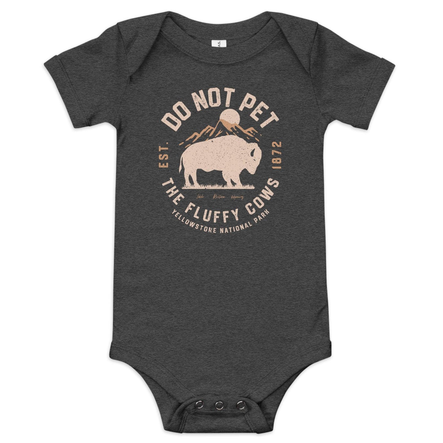 Baby Do Not Pet The Fluffy Cows Onesie