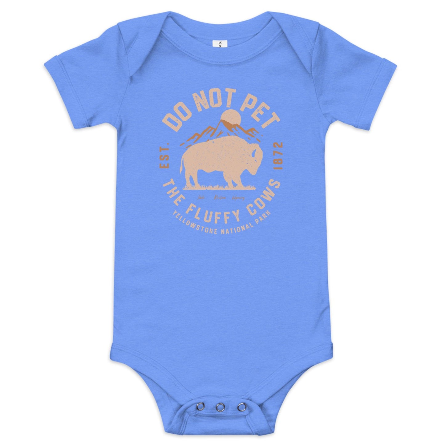 Baby Do Not Pet The Fluffy Cows Onesie