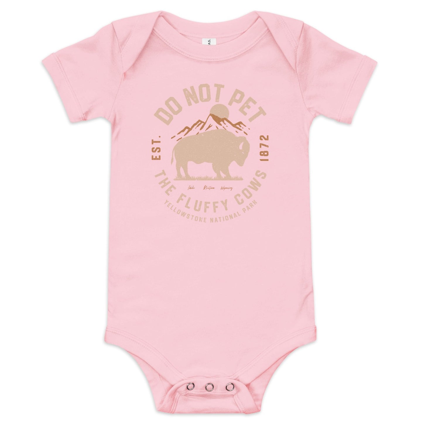 Baby Do Not Pet The Fluffy Cows Onesie