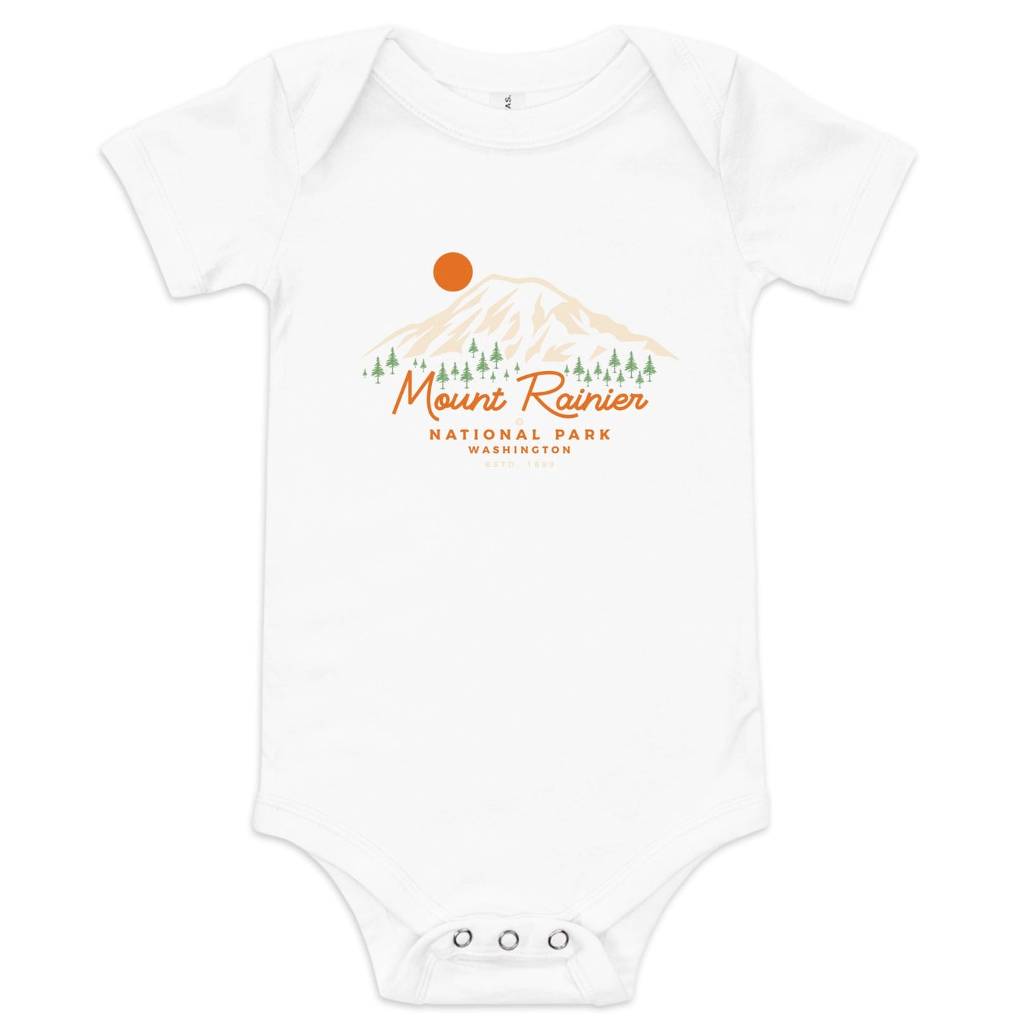 Mount Rainier National Park Onesie