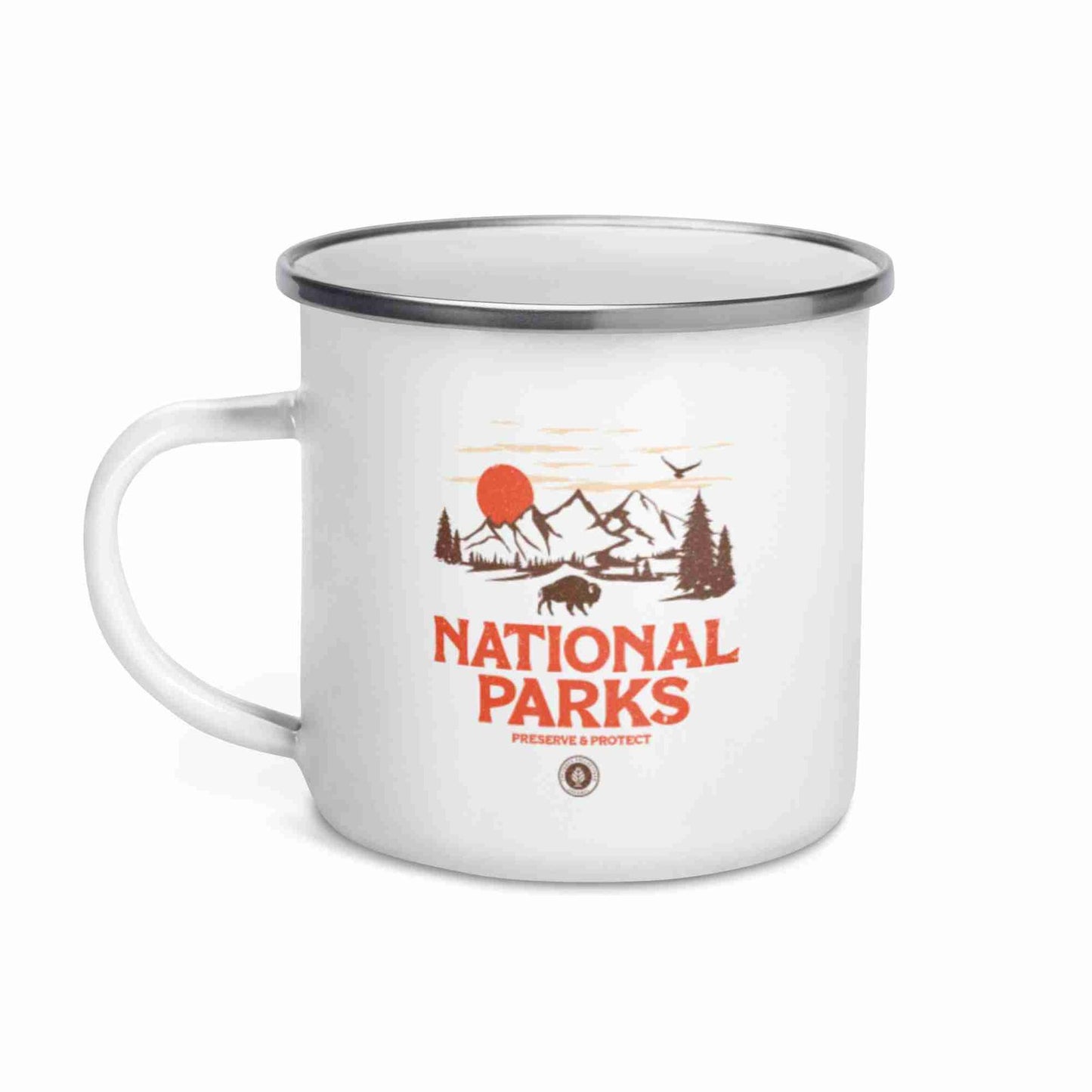 National Parks Enamel Mug