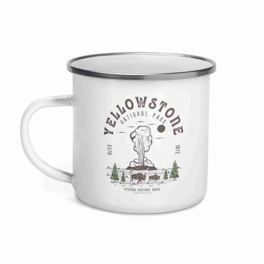 Yellowstone National Park Enamel Mug