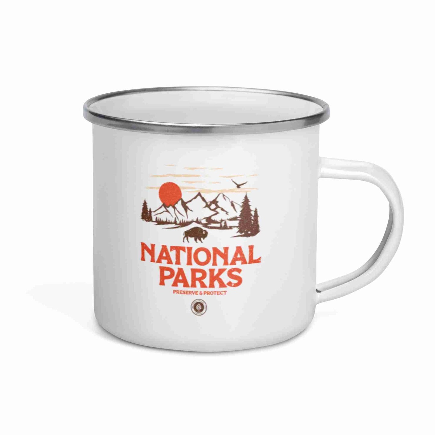 National Parks Enamel Mug