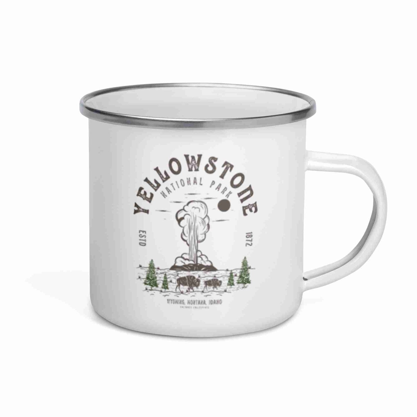 Yellowstone National Park Enamel Mug