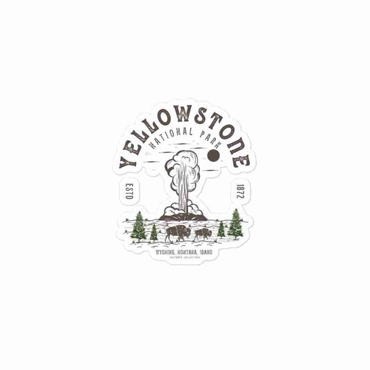 Yellowstone National Park Sticker