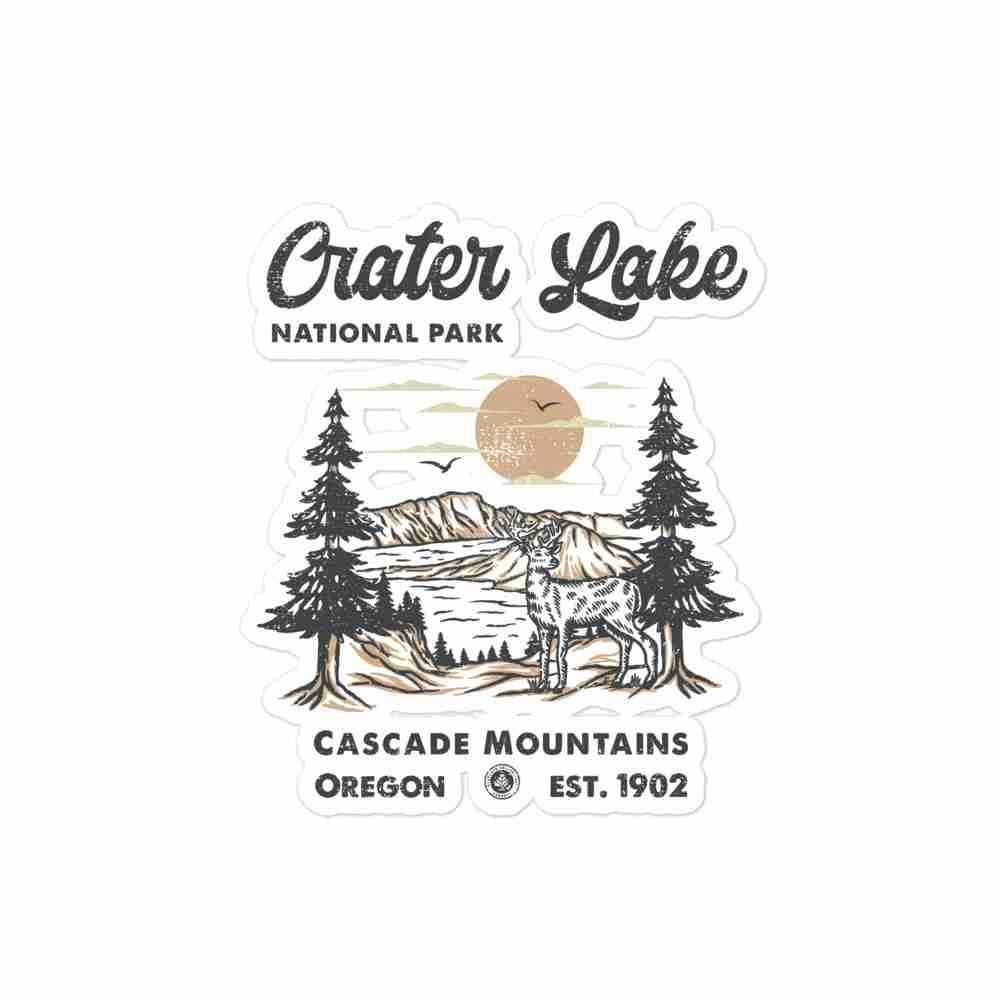 Crater Lake National Park Stickers